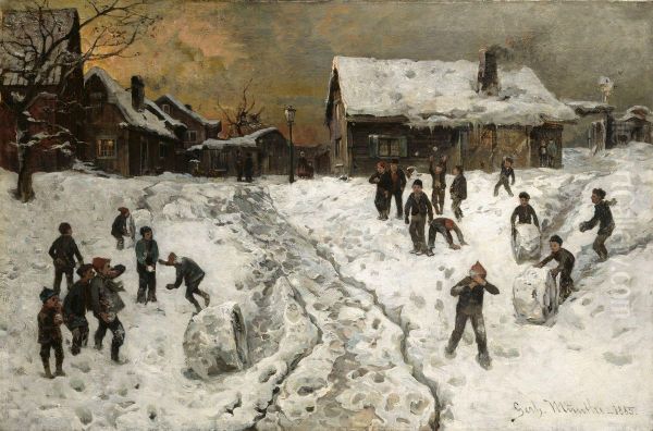 Throwing Snowballs - view 1