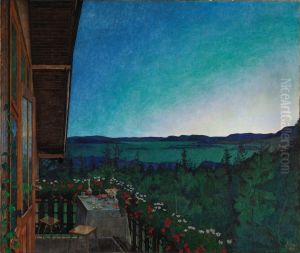 Sommernatt by Harald Oscar Sohlberg