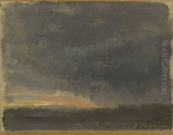 Storm Clouds with Rain - view 1