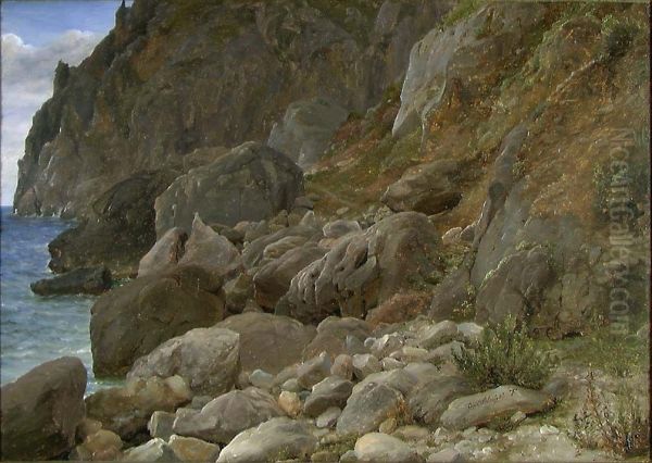 Study of Rocks at Capri - view 1