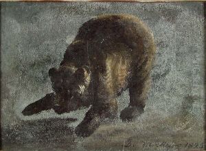 Study of a Bear by Johan Wilhelm Ludwig Dahl