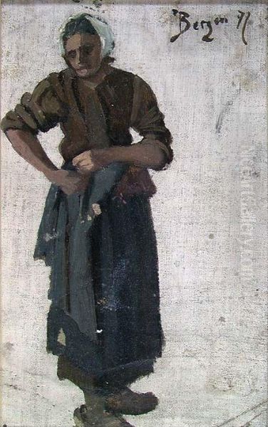 Study of old Woman - view 1