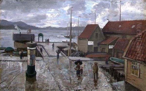 From the Harbour in Bergen - view 1