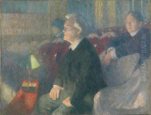 Portrait of Theater Director Bjorn Bjornson by Erik Werenskiold