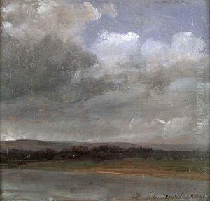 Cloud Study by Johan Wilhelm Ludwig Dahl