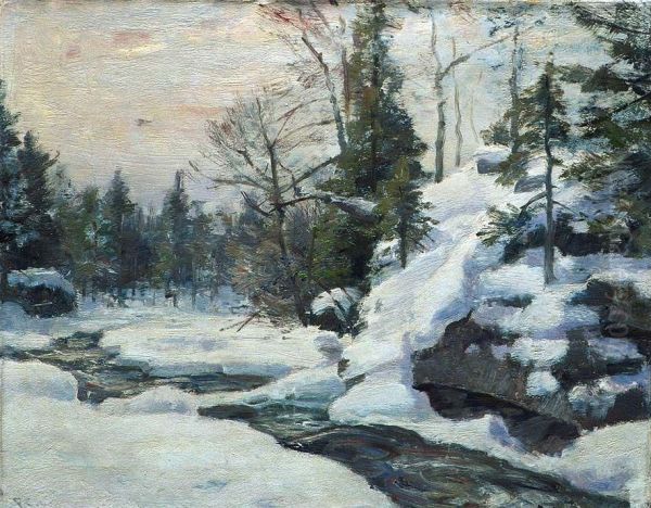 Winter at Mesna - view 1