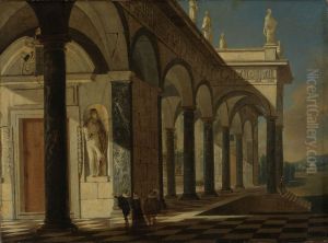 Architectural Scene by Wilhelm Schubert van Ehrenberg