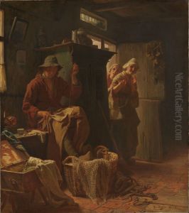 The Hardships of Bachelorhood by Ferdinand Julius Fagerlin