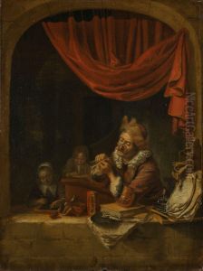 The Schoolmaster by Domenicus Van Tol