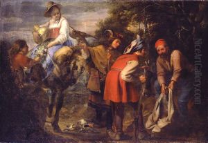 Falcon hunt by Pieter Van Der Plas