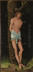 Den hellige Sebastian by Lucas Cranach the Elder