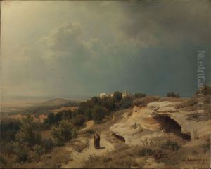 Italian Landscape by Oswald Achenbach