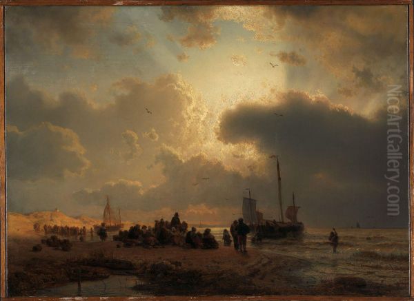 Beach by Scheveningen - view 1