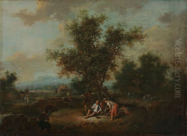 Landscape with Peasants - view 1
