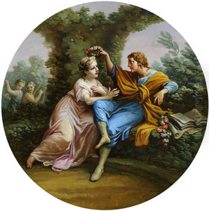 Daphnis Bestowing a Garland of Flowers on Chloe Daphnis Bestowing a Garland of Flowers on Chloe