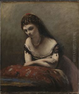 Sigoynerske by Jean-Baptiste Camille Corot