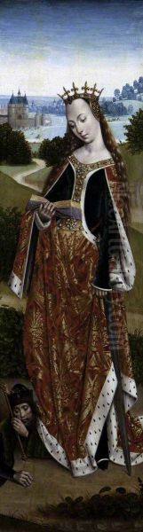 Saint Catherine of Alexandria (right) - view 1