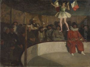 Cirque forain, Finistere by Lucien Simon