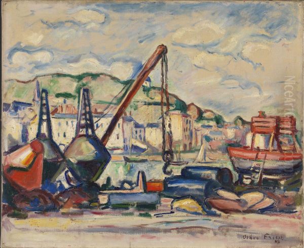 The Harbour in Honfleur - view 1