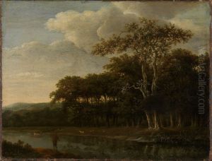 Woodland Scene by Jan Lagoor