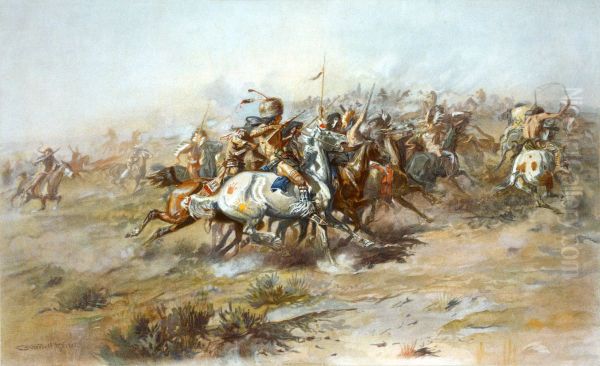 The Custer Fight - view 1