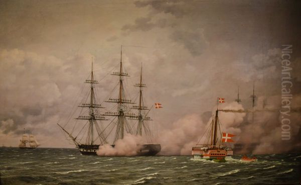 The Harbour of Copenhagen the 1st of May 1832 - view 1