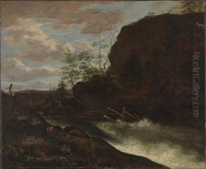 Krapfoss ved Moss by Jacob Coning