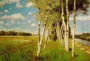 Summer day in Worpswede by Hans am Ende
