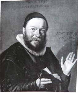 Portrait of Caspar Sibelius (1590-1658) by Frans Hals