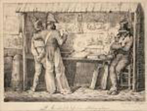 Le Marchand De Dessins Lithographiques. by Nicolas Toussaint Charlet