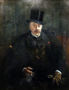 Portrait of Alfred Stevens Portrait of Alfred Stevens