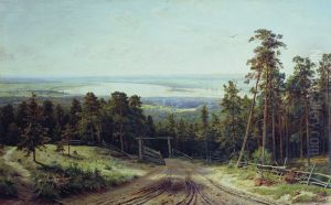 Kama near Yelabuga by Ivan Shishkin