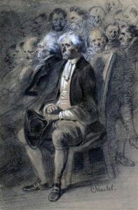Portrait Of Charles De Robinet by Nicolas Toussaint Charlet