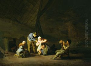 ,,Perekonnastseen" by Adriaen van Ostade
