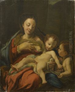 ,,Madonna Kristus - lapse ja ingliga"