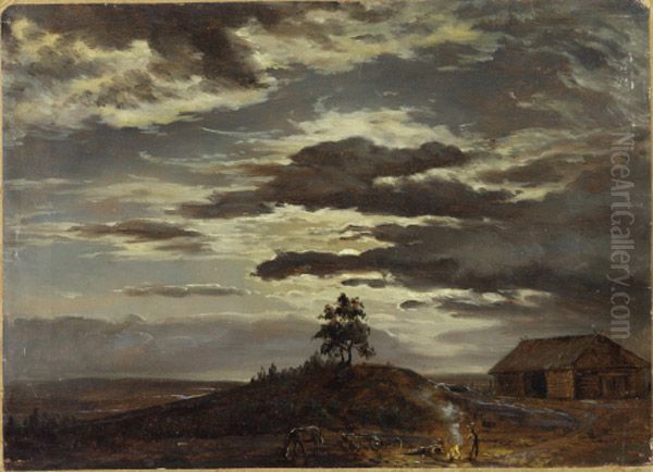 ,,Maastik kuuvalgel" - view 1
