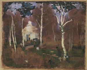 At the Rakvere Cemetery (Cemetery) by Paul Raud