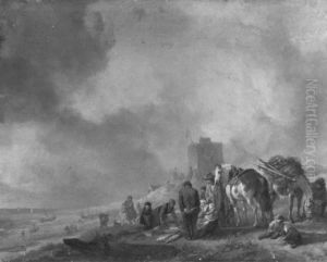 Fishermen on the beach (Egmond?) Fishermen on the beach (Egmond?)