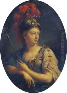 Minerva in armor