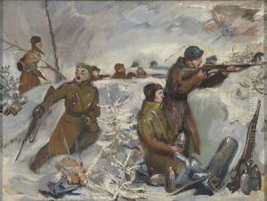 ,,Neljas rood Narva kaldal" by Kaarel Liimand