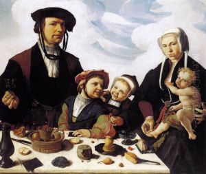 Portrait of Pieter Jan Foppesz. (?-1541) and his family