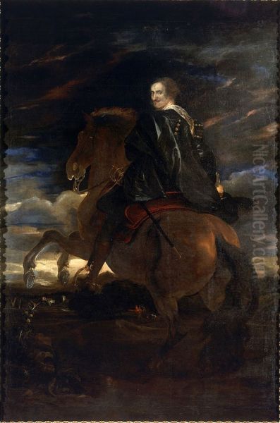 Gio. Paolo Balbi on horseback - view 1