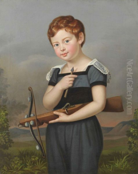 Portrat Oskar van Herzseele als Knabe - view 1