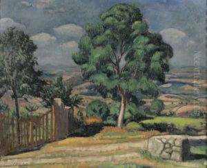 Vue Sur La Vallee by Louis Charlot