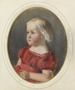 ,,Lapse portree. Elisabeth Henningi portree" by Eduard Karl Franz von Gebhardt