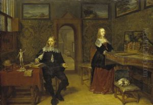 The young scholar and his wife