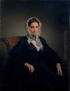 Portrait of Teresa Manzoni Stampa Borri by Francesco Hayez