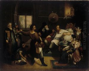 ,,Ajalooline stseen (Minin ja Pozarski)" by Woldemar Andreas Mohrenschildt