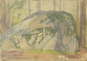 ,,Miinakivi (Ohvrikivi)" by August Roosileht