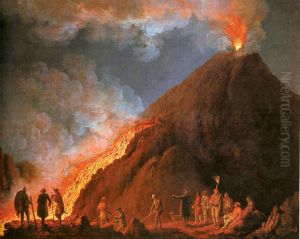 Vesuvius eruption in 1774 by Jacob Philipp Hackert